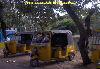 Auto-ricksahws in Hyderabad