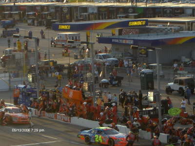 Tony and others in the pits